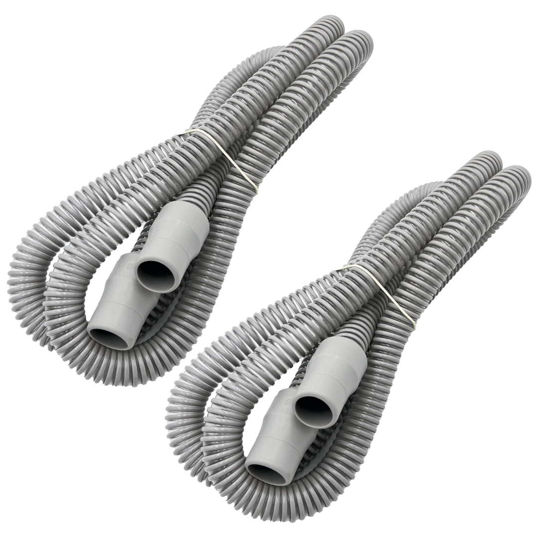 2-pack CPAP Hose 6ft With 22mm Cuffs, Latex-free CPAP Tubing Compatible With Most Machines, Lightweight CPAP Hose, Gray 19mm CPAP Tube, Easy To Attach CPAP Replacement Supplies Retail $14.99