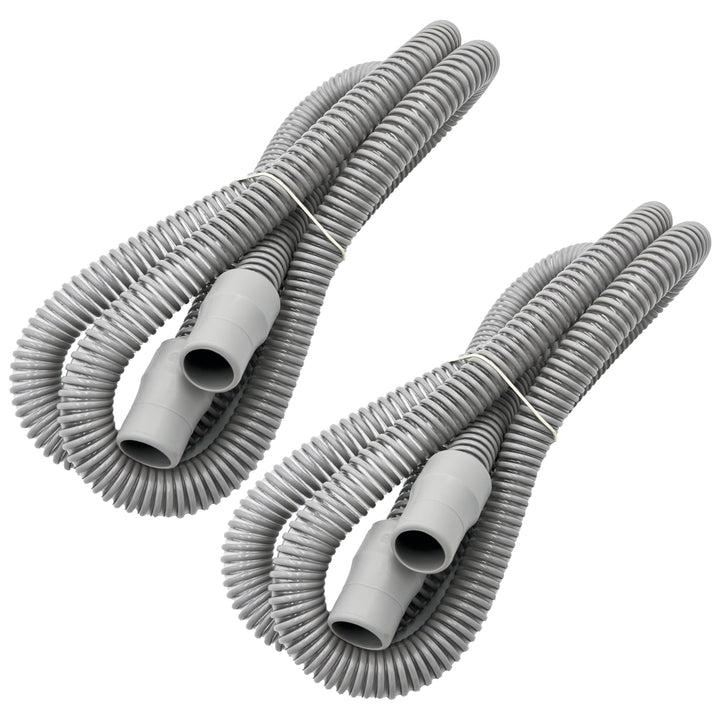 2-pack CPAP Hose 6ft With 22mm Cuffs, Latex-free CPAP Tubing Compatible With Most Machines, Lightweight CPAP Hose, Gray 19mm CPAP Tube, Easy To Attach CPAP Replacement Supplies Retail $14.99