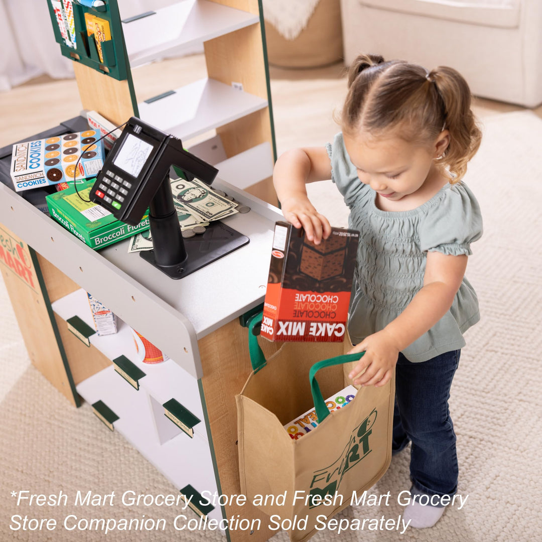 Melissa & Doug, Fresh Mart Pretend Grocery Store, Kids Cash Register with Scanner, Shelves, & Conveyor Belt, Kids Toys for Girls & Boys Retail $159.00