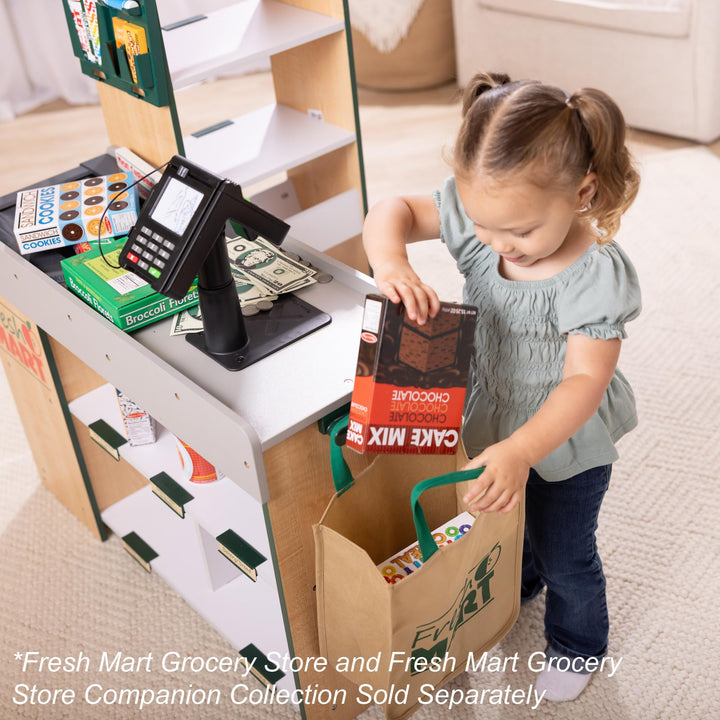 Melissa & Doug, Fresh Mart Pretend Grocery Store, Kids Cash Register with Scanner, Shelves, & Conveyor Belt, Kids Toys for Girls & Boys Retail $159.00