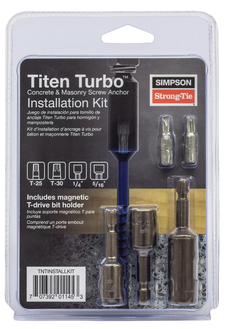 Simpson Strong-Tie TNTINSTALLKIT Titen Turbo Installation Tool Kit Retail $37.09