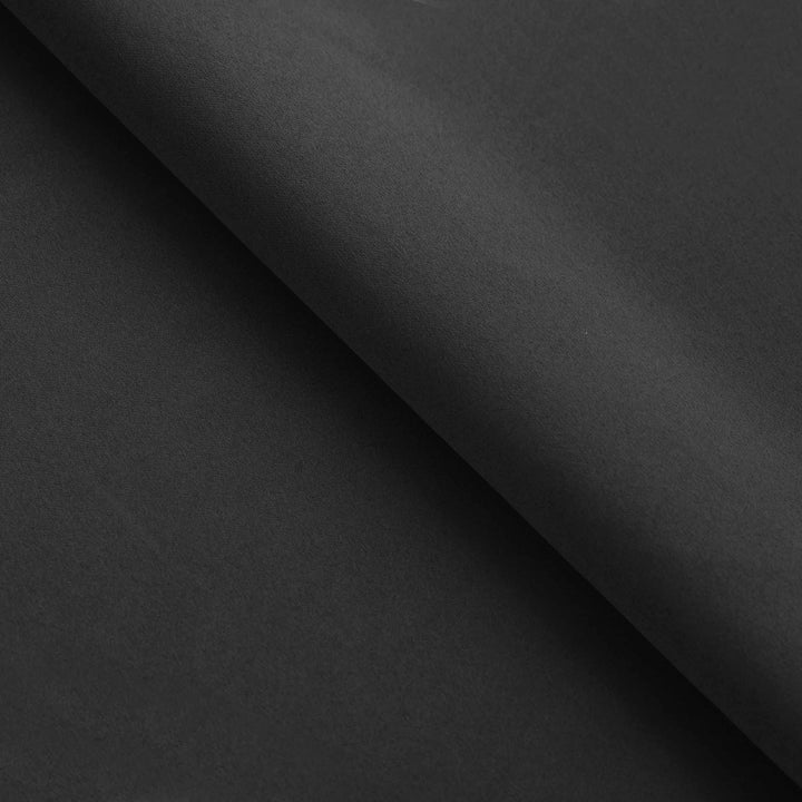 Superior Blackout Curtains, Room Darkening, Bedroom, Drapes, Kitchen, Living Room Window Accents, Sun Blocking, Thermal, 2 Pack, 8 Grommets, Solid Blackout Curtains, Set of 2, 52" x 72", Black Retail $40.00