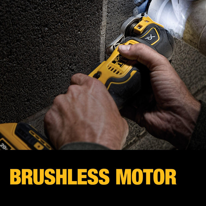 DEWALT 20V Oscillating Tool, Cordless, Wood Blades, Sandpaper, Tool Bag, Battery and Charger Included (DCS356SD1) Retail $260.37
