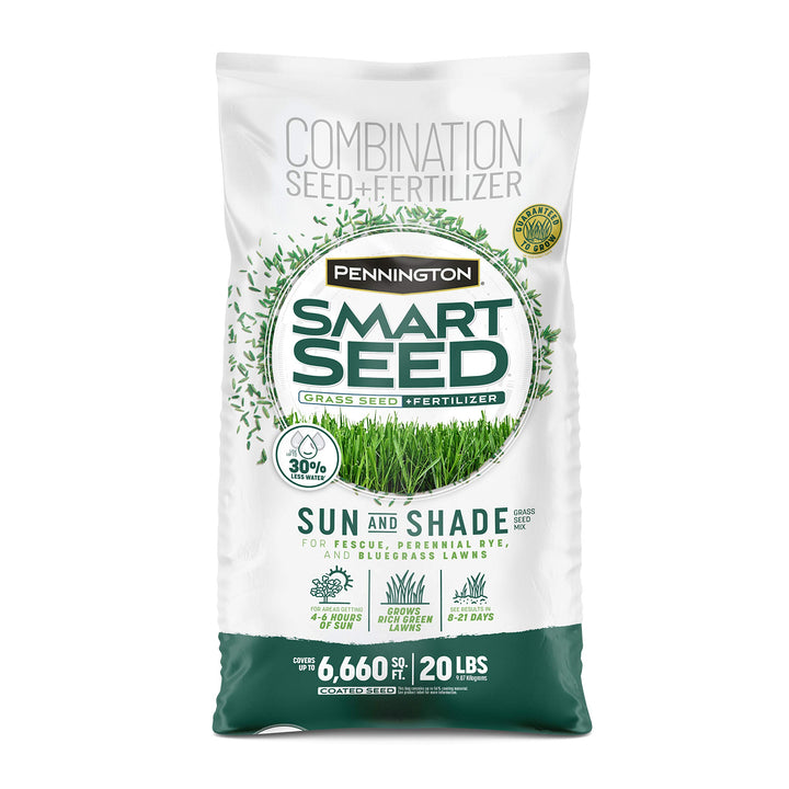 Pennington Smart Seed Sun and Shade Grass Mix 20 lb, Black Label Retail $102.00