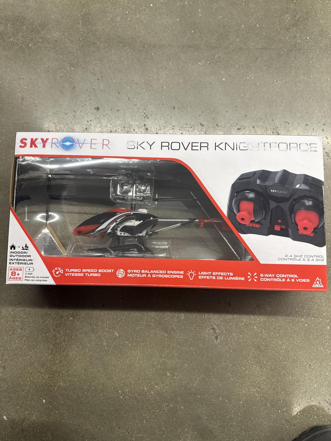 SKYROVER Knightforce Remote Helicopter Retail $69.99