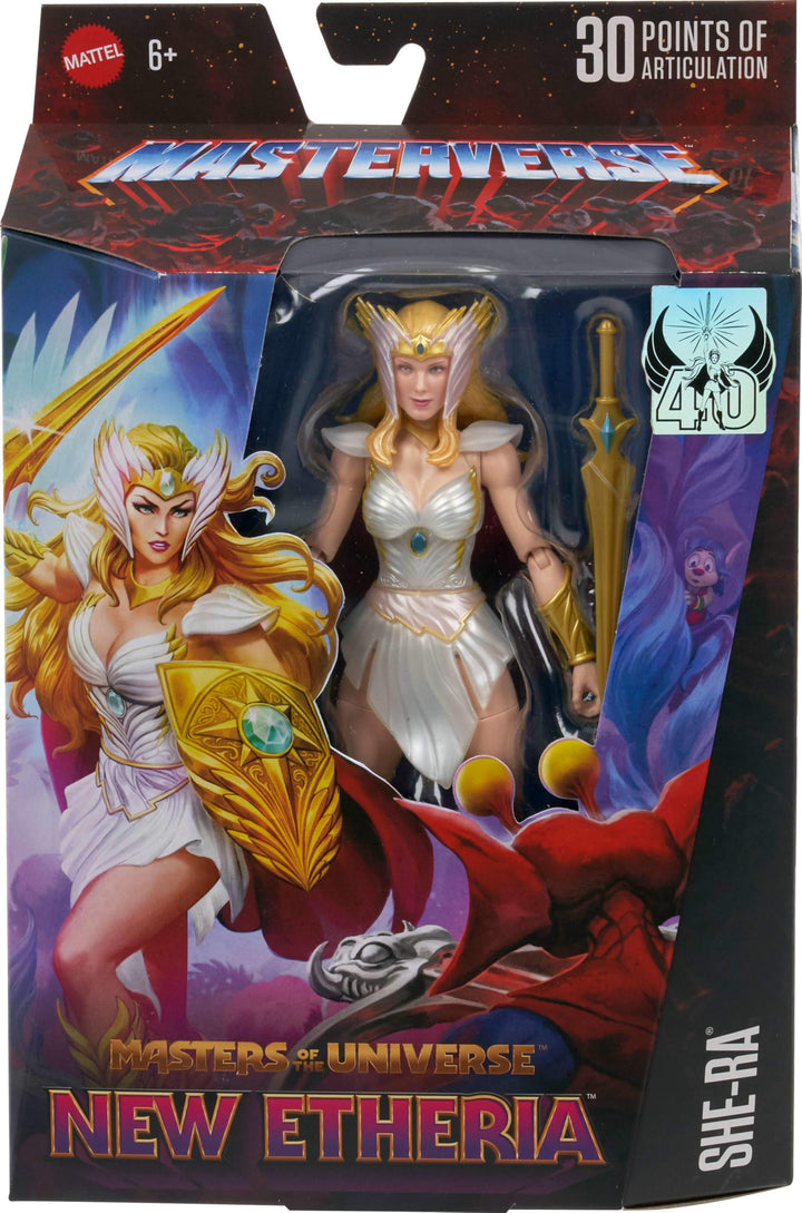 Masters of the Universe Masterverse She-Ra Action Figure New Etheria, 7-inch Motu Toy 30 Articulations, Swap Hands, Soft Goods Cape, Shield, Sword Retail $23.76
