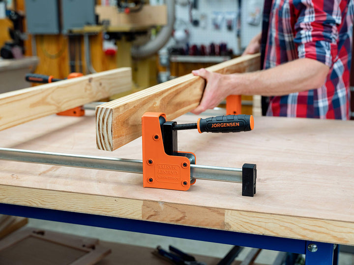 JORGENSEN 8024 Cabinet Master 24 Inch 90 Degree Parallel Steel Bar Clamp Retail $56.08