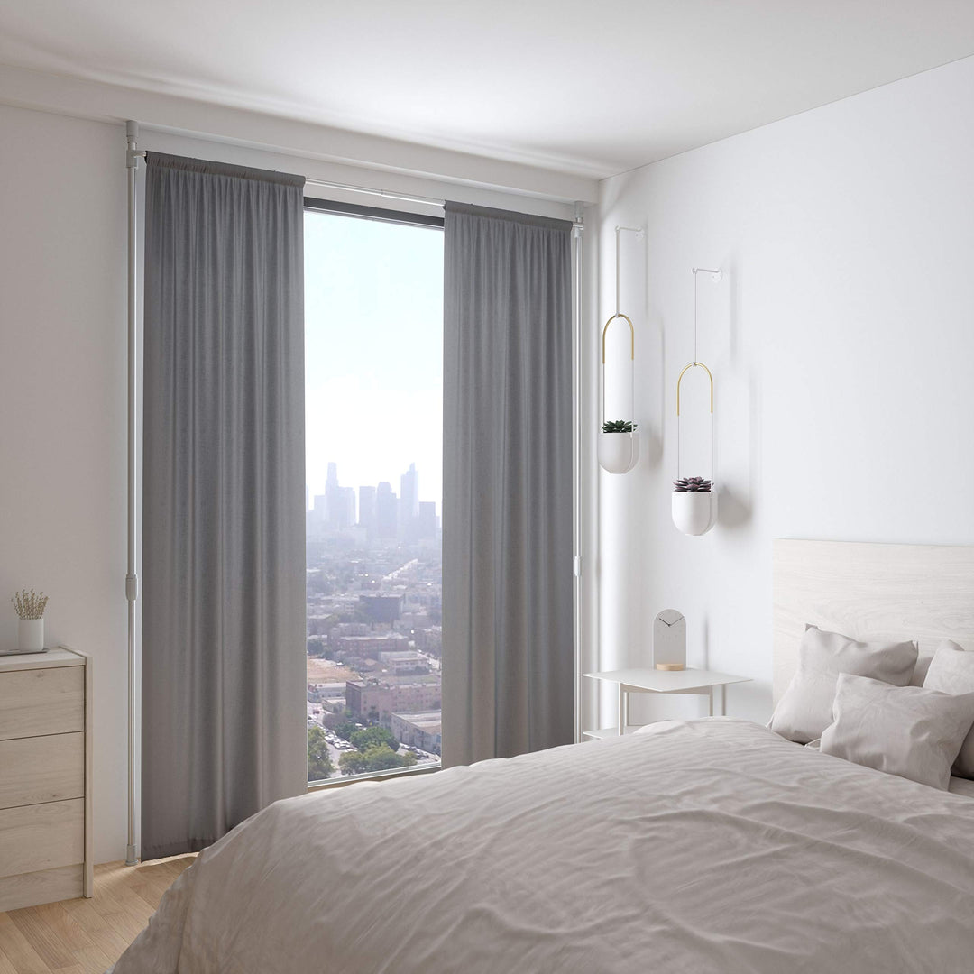 Umbra Anywhere Expandable Curtain Rod and Room Divider, White Retail $50.00