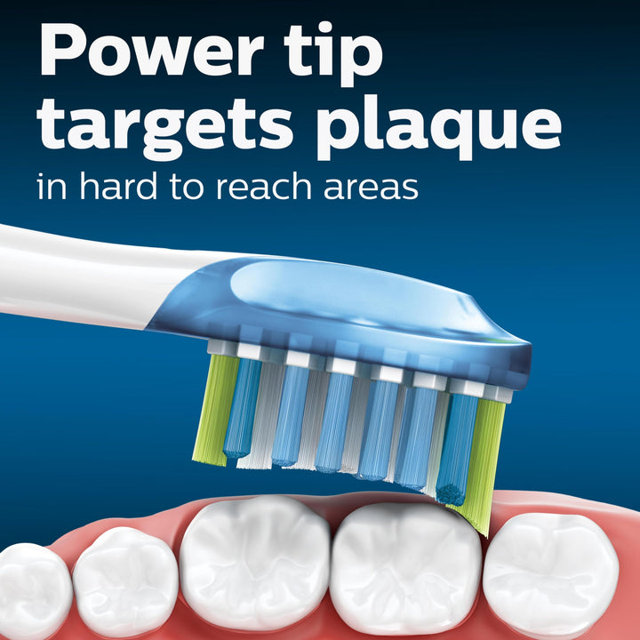 Philips Sonicare C3 Two-in-One - Genuine Replacement Electric Toothbrush Heads, White, 2 Pack, HX9042/65