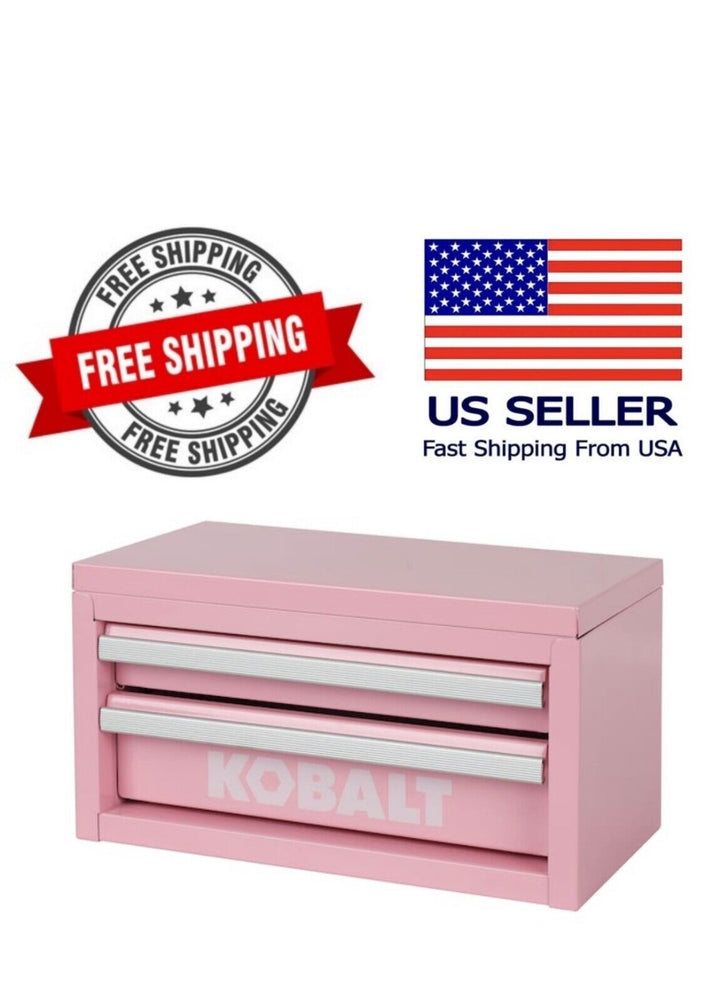 Kobalt Mini 2-Drawer Pink Steel Tool Box Retail $36.99