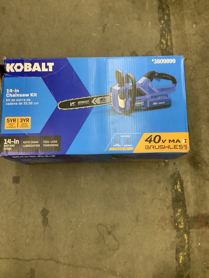 K40V 14IN CHAINSAW 4AH KIT