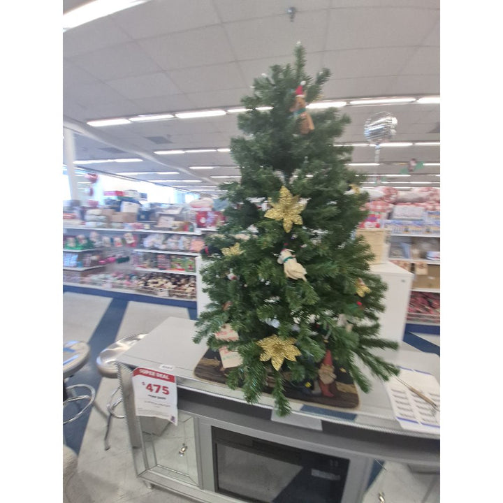 Unbranded Decorated Christmas Tree - Gold Accents, Holiday Decor