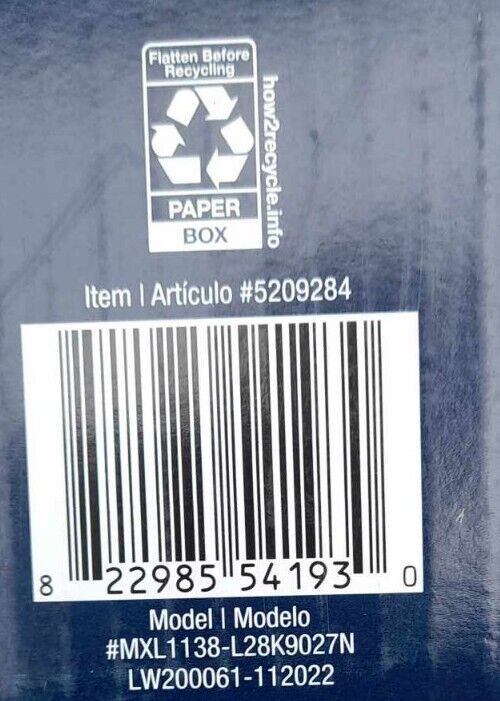 NEW Project Source Adjustable White 14LED Light, Flush Mount Black Frame5209284