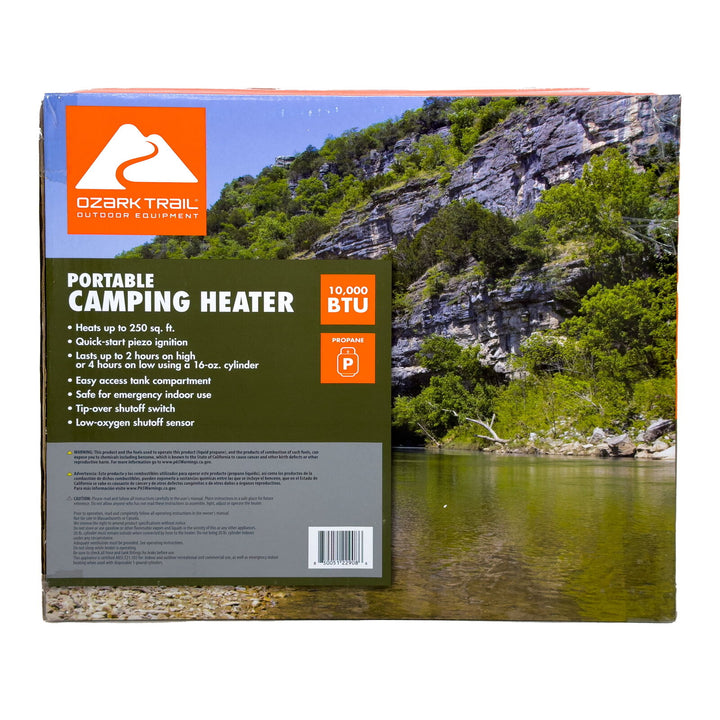 Ozark Trail 10 000 BTU Portable Propane Heater - New Retail $69.00