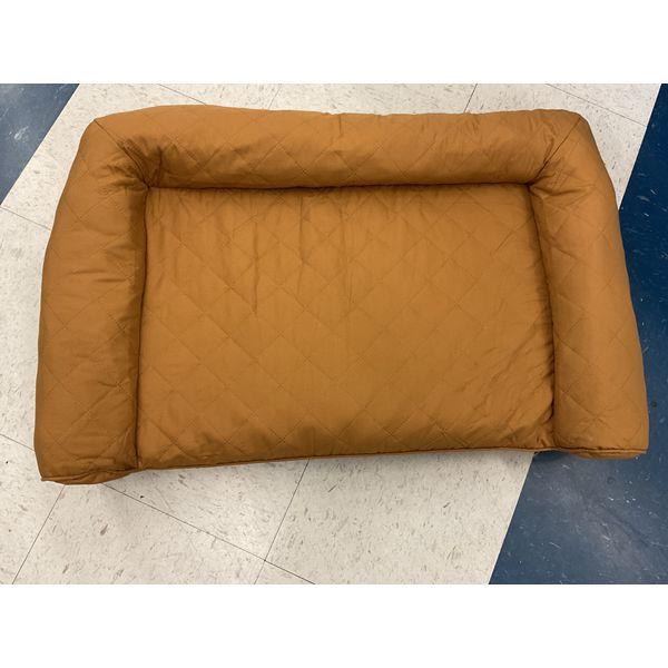 Quilted Pet Bed, Rectangle, Comfort, Durable, Brown Retail $40.00