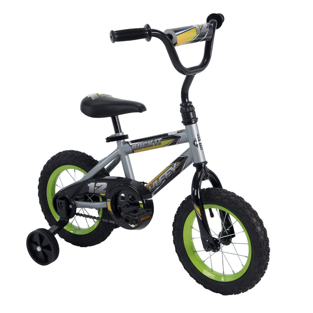 Huffy 12  Rock It Kids  Bike  Fits Riders 37  - 42   Gray  Child  Boys Retail $64.34