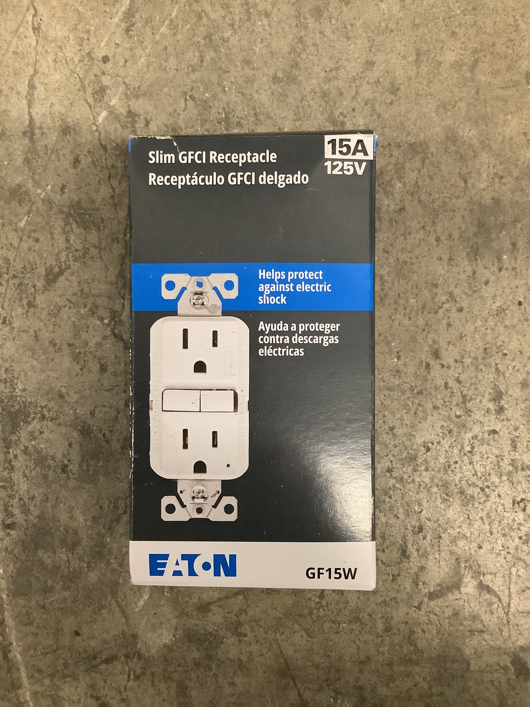 ETN ST GFCI 15A 125V WH