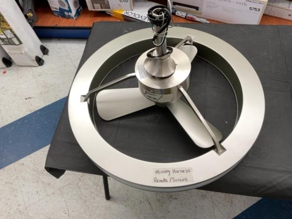 CLEARANCE- Artika Austin Ceiling Fan, Modern Style, Ring Design with LED light Retail $104.99