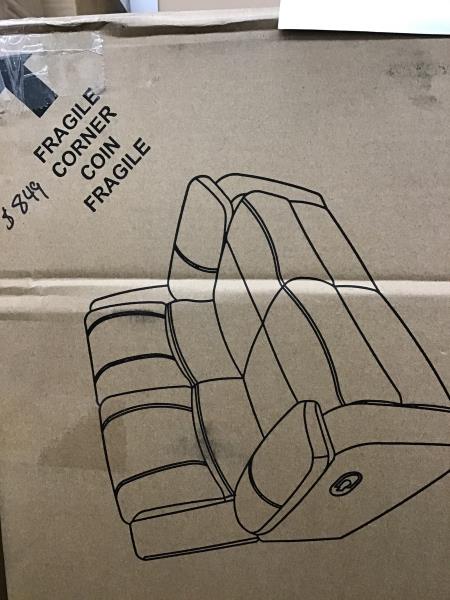 NEXOES NX6008GY-LV Manual Reclining Loveseat - Gray Retail $849.00