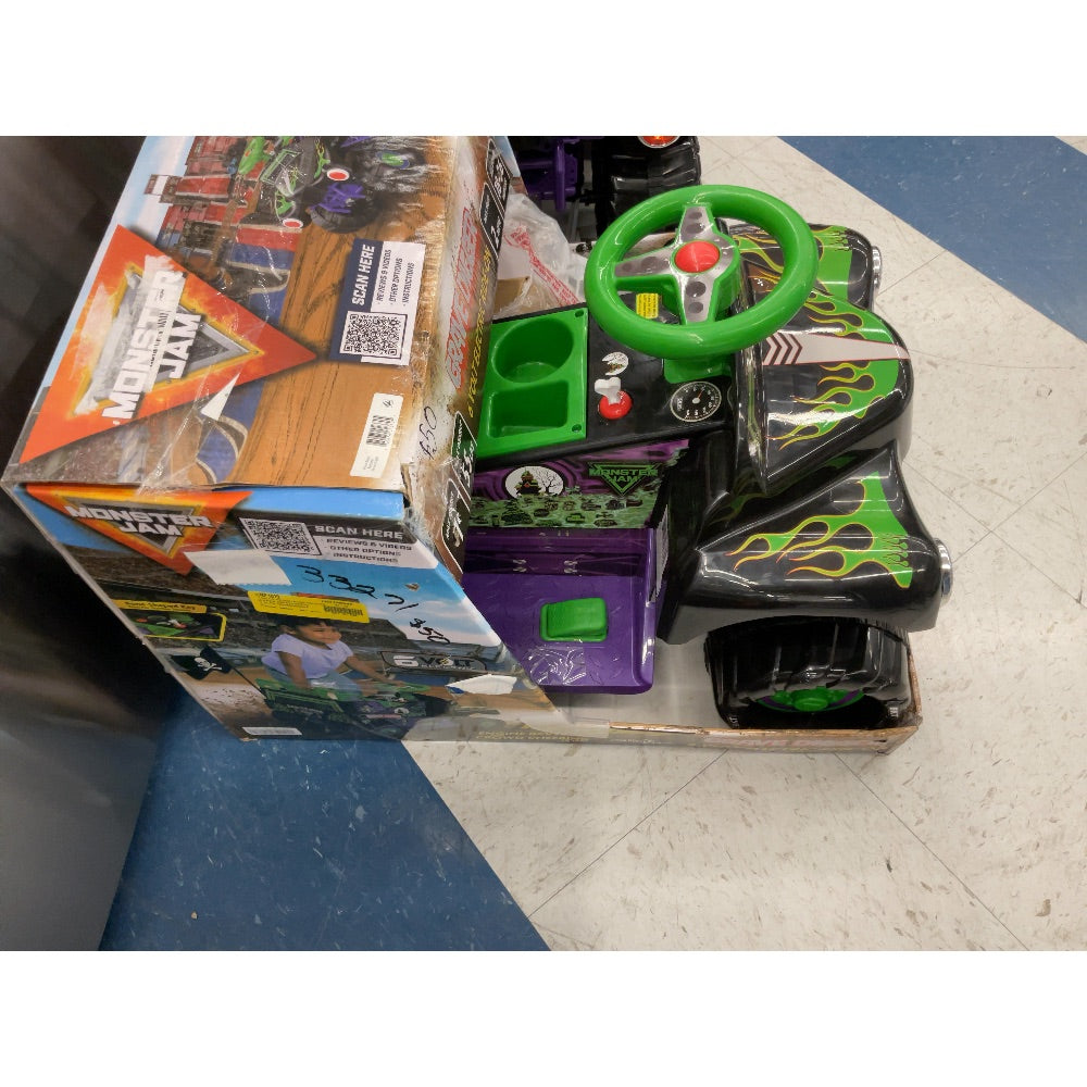 Monster Jam Grave Digger - 6 Volt Electric Ride-On, 2 MPH, Ages 18-36 Months