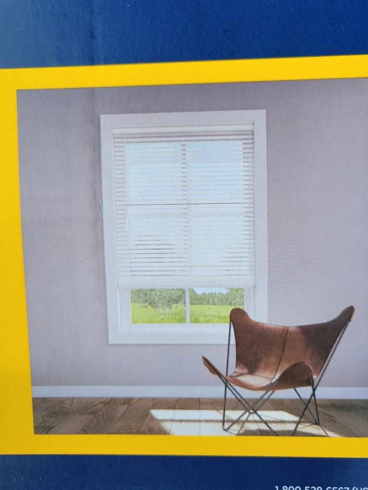 NEW LEVOLOR Trim+Go 2.0-in Slat Width 31-in X 64-in Cordless White Faux Wood