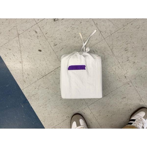 Laundry Bag - Drawstring Closure, Purple Accent Retail $20.00