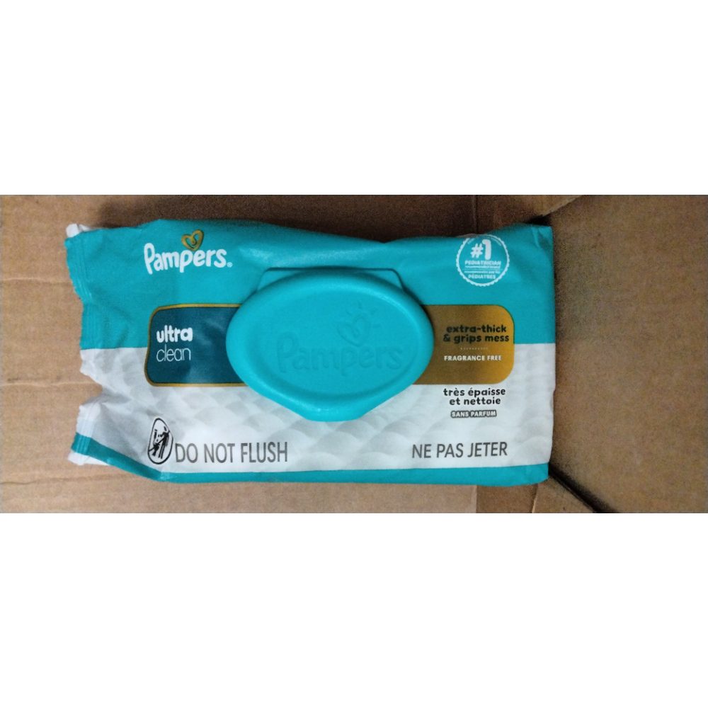 Pampers Free & Gentle Baby Wipes, 1 Pk, 78 CT Retail $5.00