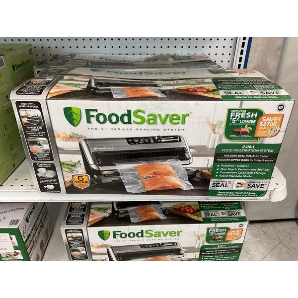 FoodSaver Vacuum Sealing System - 2-in-1, PulseVac Control, Express Bag Maker Retail $130.00