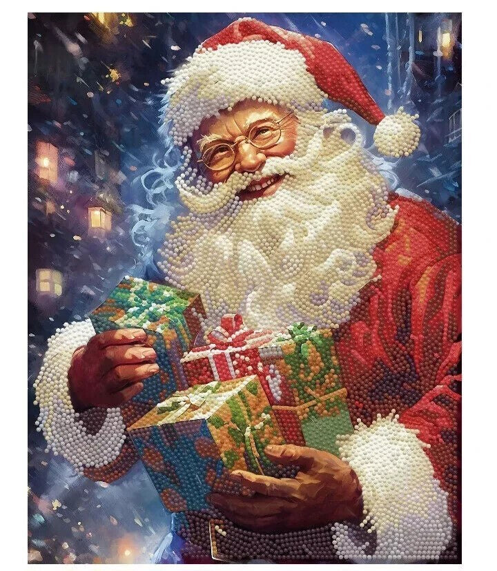 Diamond Dotz Painting - Christmas - 13 X 18 Santa Claus - Special Edition - NEW