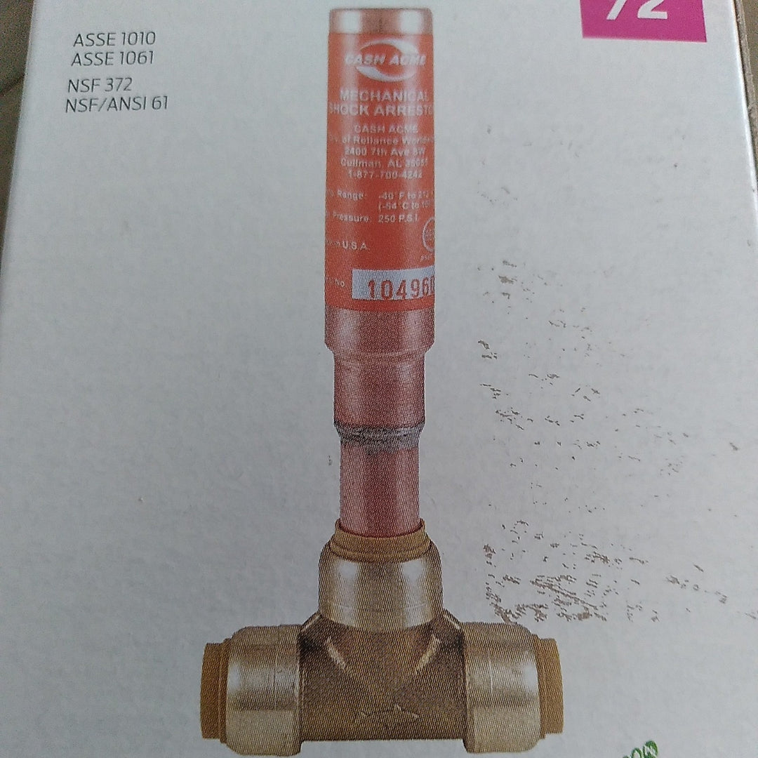 SharkBite Water Hammer Arrestor 1/2" Part 22630LFZ  Copper and Brass New /Opened