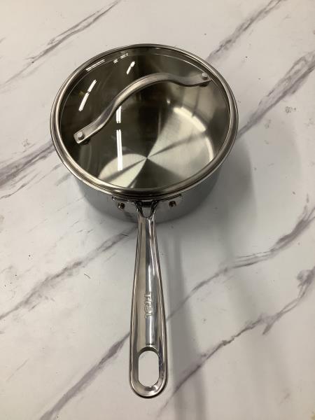 T-fal Stainless Steel Saucepan with Lid Retail $45.00