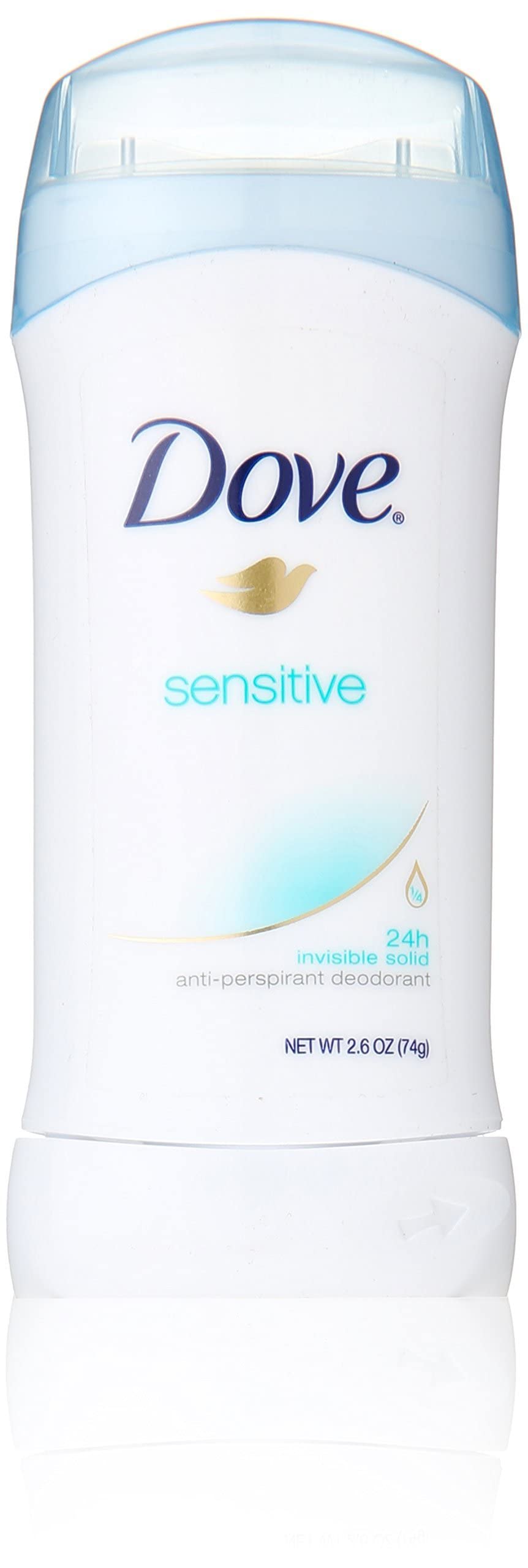 Dove Antiperspirant Deodorant, Sensitive Skin, 2.6 Ounce Retail $4.97
