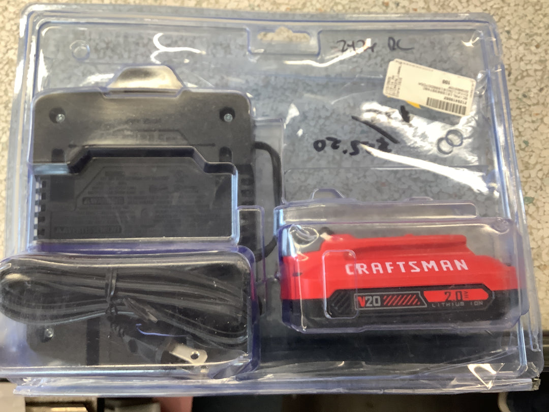 CRAFTSMAN V20 Battery and Fast Charger Starter Kit