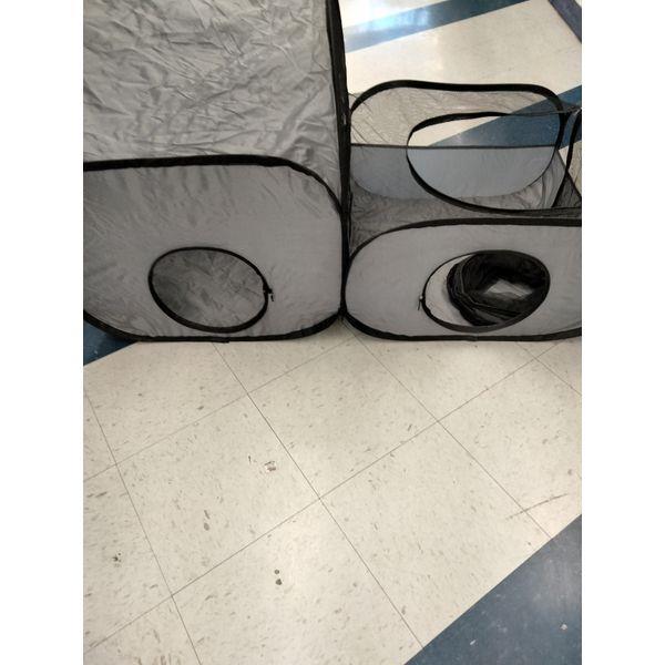 PawHut Pet Playpen, Foldable, Tunnel, Lightweight, Gray Retail $70.00