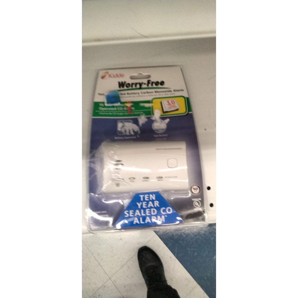 Kidde Worry-Free Carbon Monoxide Detector Alarm with 10 Year Sealed Battery | Model C3010