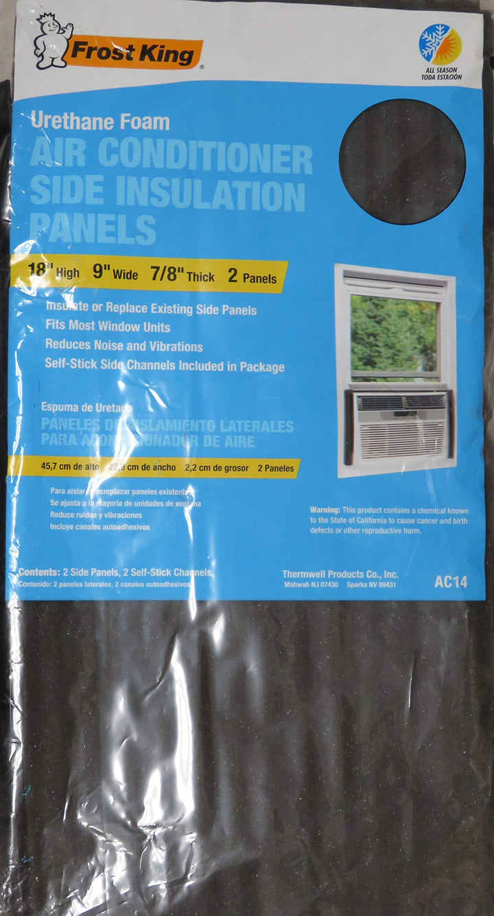 9" X 18" X 7/8" Foam Air Conditioner Side Panels