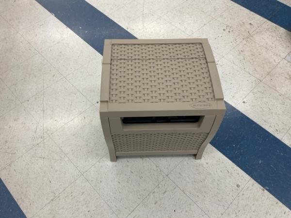 Suncast Resin Hideaway Hose Reel Cabinet - 175 ft Capacity - Taupe Retail $70.00