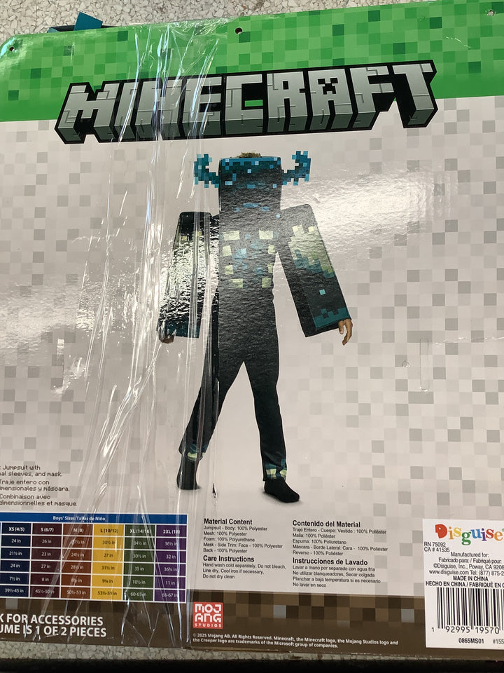 Minecraft Warden Deluxe Costume