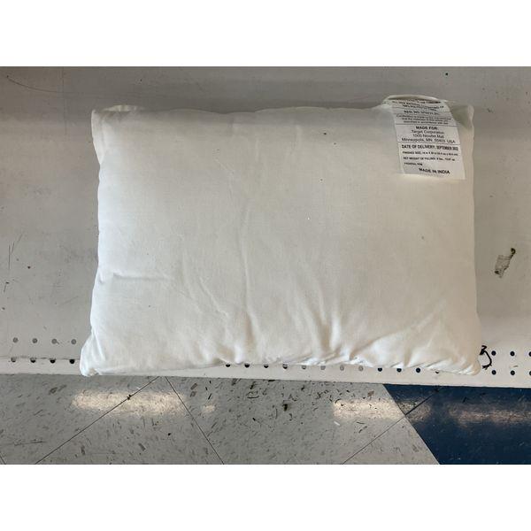 MADE FOR 500 Nichol Mill - Lumbar Pillow - Textured, Woven, Cream & White Retail $20.00