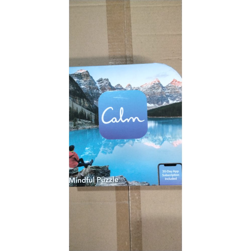 SPIN MASTER GAMES Spin Master 300-Piece Calm Jigsaw Puzzle for Relaxation, Stress Relief, and Mood Elevation, for Adults and Kids Ages 8 and up, Trust Yourself Retail $12.00