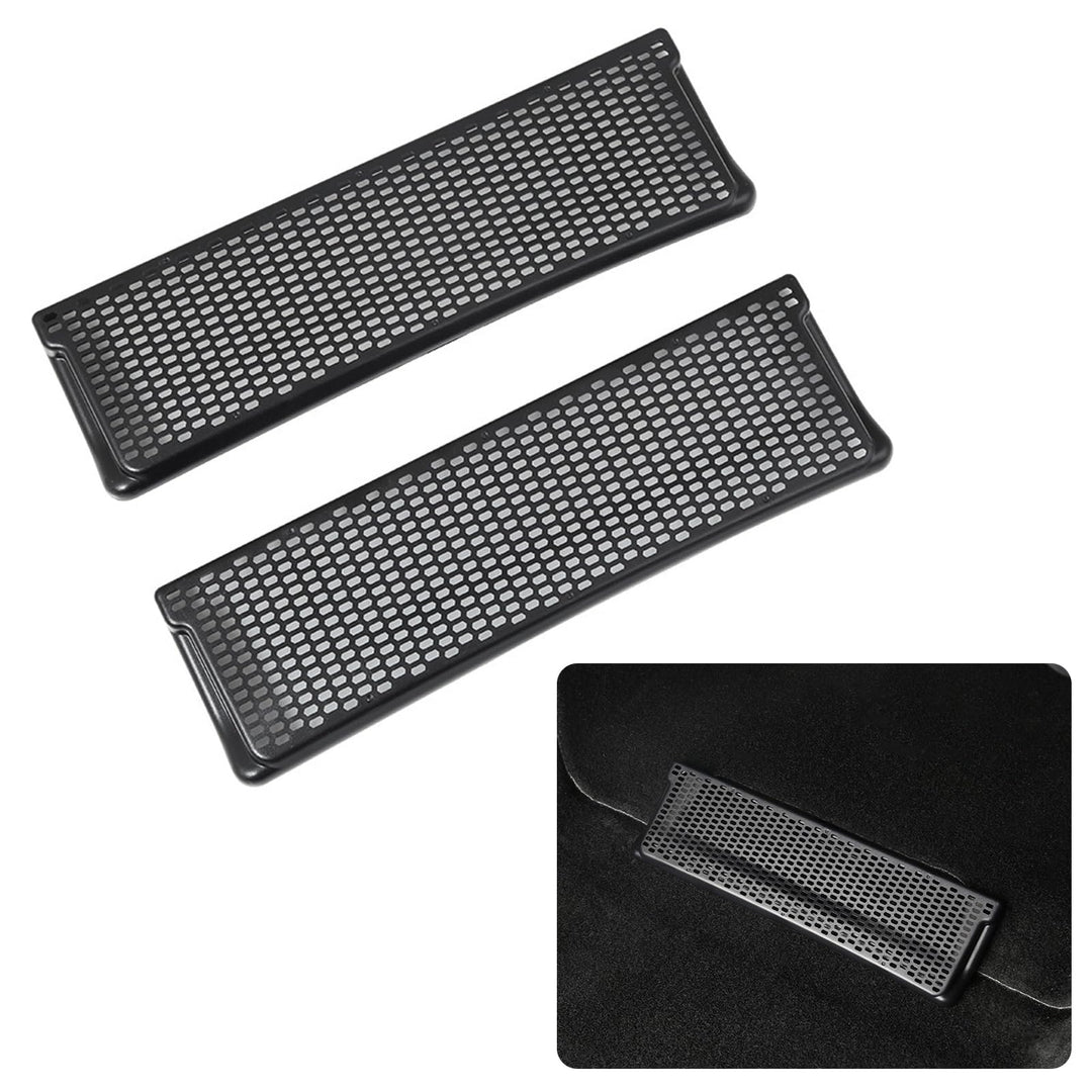 Jawmoy Pack-2 Air Conditioning Outlet Cover, ABS Plastic Air Vent Grille Protector, Air Flow Vent Intake Grille Inlet Accessories Compatible with Tesla Model Y 3 (Black)