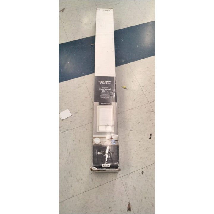 Better Homes & Gardens 2  Cordless Faux Wood Horizontal Blinds  White  39x64