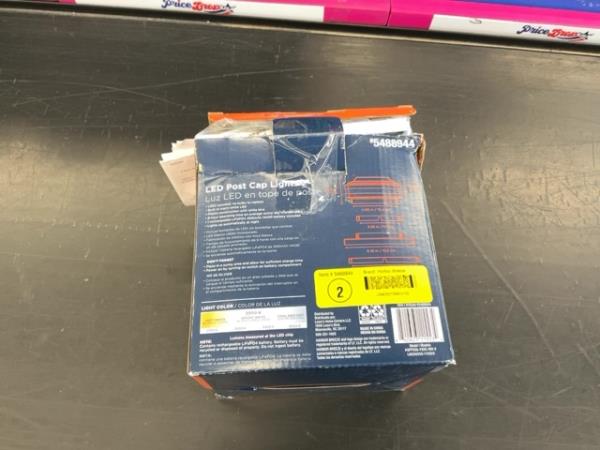 Harbor Breeze LED Post Cap Lights - 2-pack, Solar Powered Retail $35.00