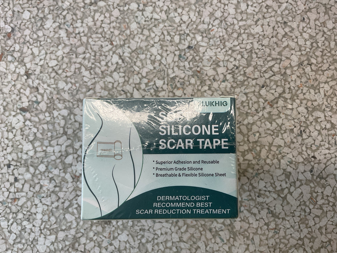 Silicone Scar Sheets (1.6"x 158" Roll-4M), Medical Grade Silicone Scar Tape for Scar Removal, Reusable Scar Tape for Wrinkles, C-Section, Keloid, Burn, Acne, Surgical Scars, Hypertrophic Scars