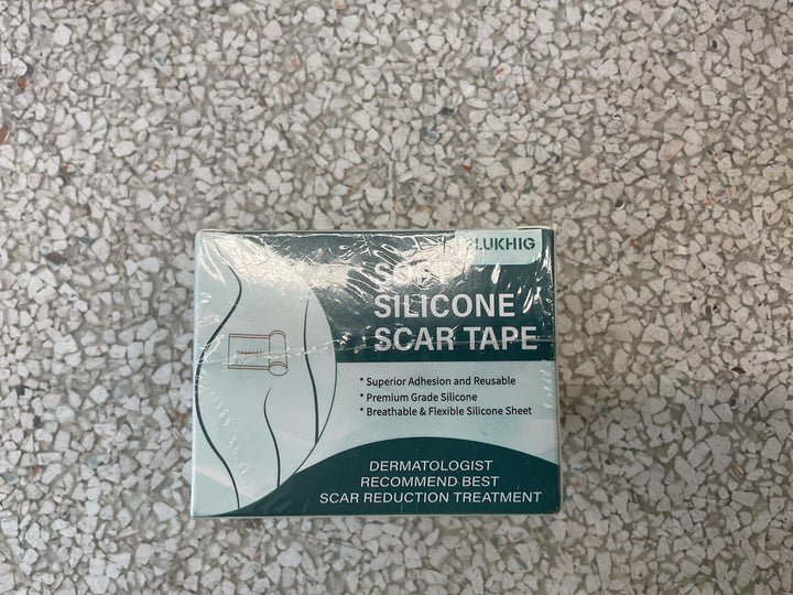 Silicone Scar Sheets (1.6"x 158" Roll-4M), Medical Grade Silicone Scar Tape for Scar Removal, Reusable Scar Tape for Wrinkles, C-Section, Keloid, Burn, Acne, Surgical Scars, Hypertrophic Scars