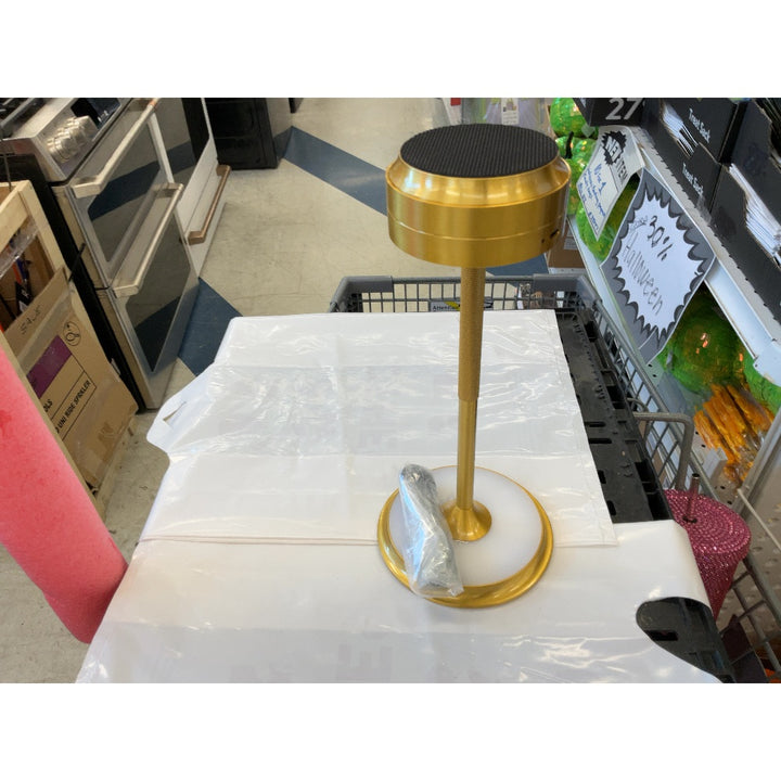 Generic Stand - Gold Finish, Black Top, Modern Design