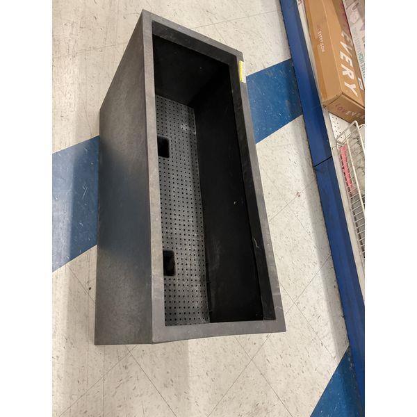 Rectangular Planter Box, Gray, Durable