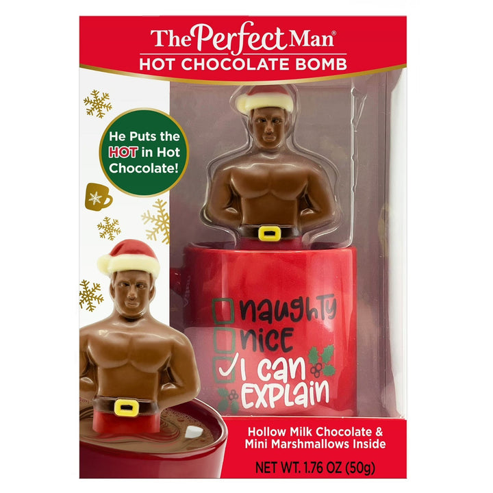 Perfect Man Chocolate Cocoa Bomb Gift Set with Mug Retail $19.00