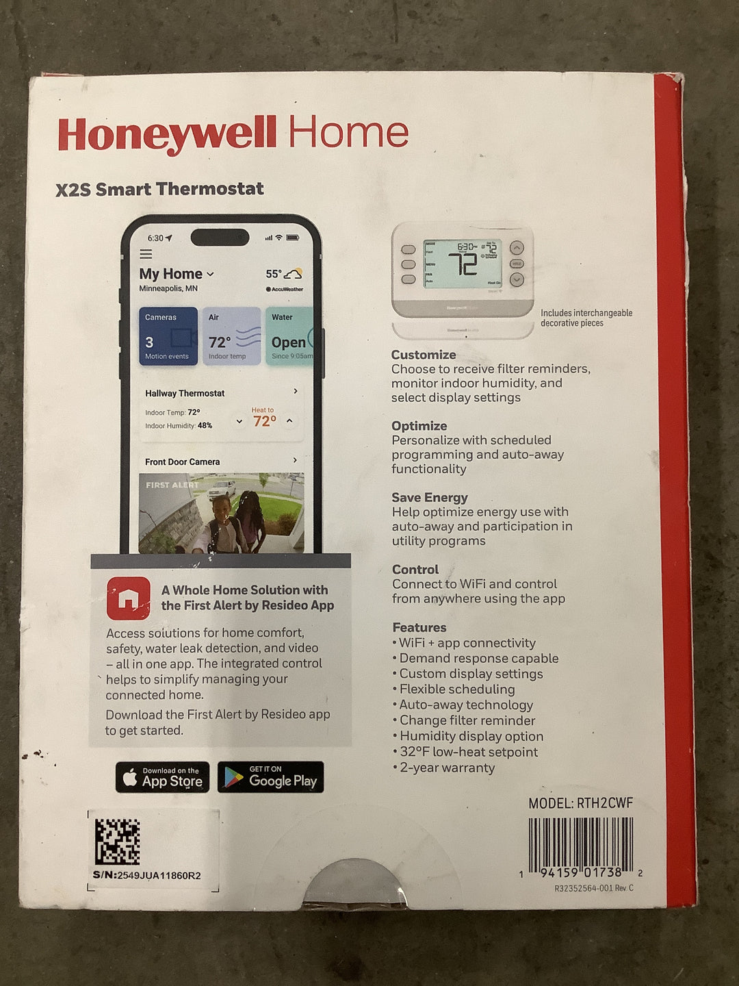 X2S Smart Thermostat