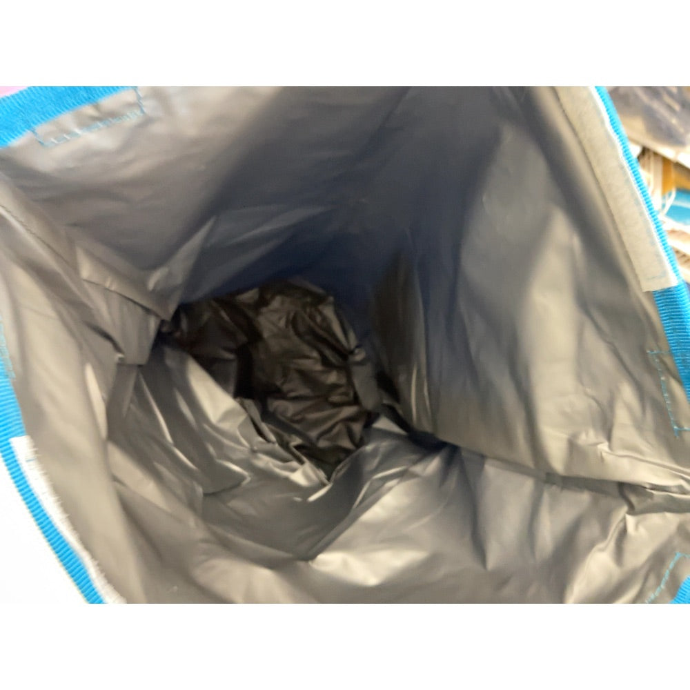Set, Blue Bag - Insulated Interior, Mesh Details